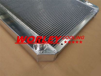 3ROW Aluminum Radiator & Fans for Chevy Truck C10 C20 C30 (1963-1966)