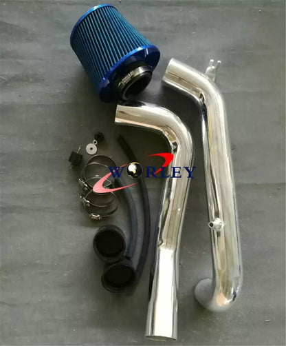 Cold Air Intake Induction Pipe with Blue Filter for Honda Civic DX/LX/CX (96-00)
