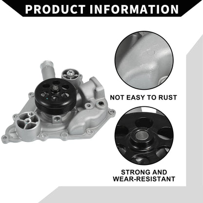 Water Pump for Chrysler 300 (2005-2010) with Rubber Band Kit 1 x Set