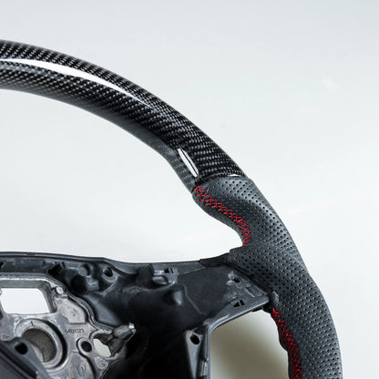Carbon Fiber Leather Steering Wheel for VW Golf MK7, Polo MK6 (2013-2020)