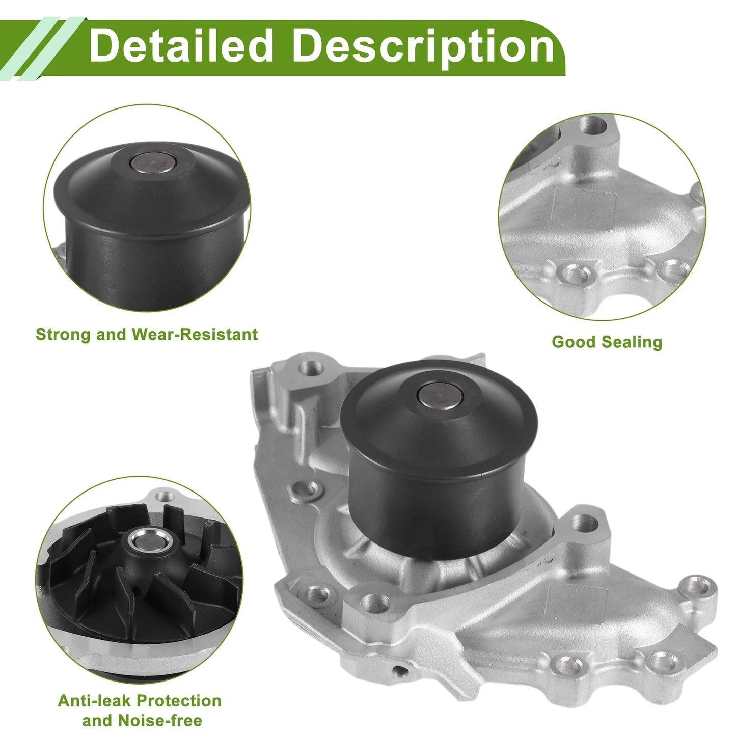 Water Pump for Toyota Camry 1996-2006 - Engine Cooling Component