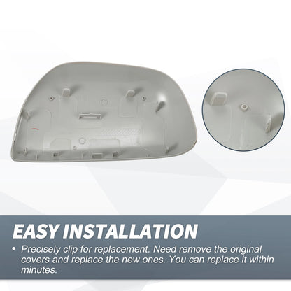 Right Side Car Mirror Cover Cap Gray for Toyota RAV4 (2006-2009)