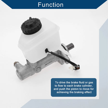 Brake Master Cylinder for Kia Spectra (2000-2004) Aluminum Alloy 1 Pc