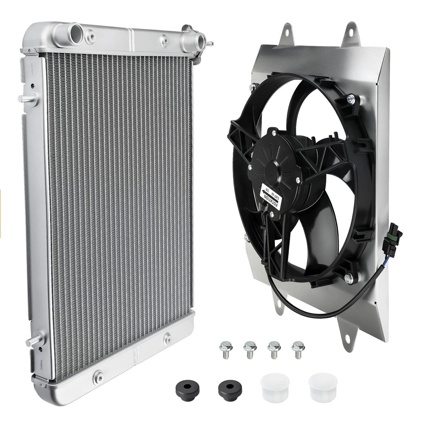 Aluminium Radiator Cooling Fan Shroud for Polaris Ranger 700 XP Crew 6x6 EFI