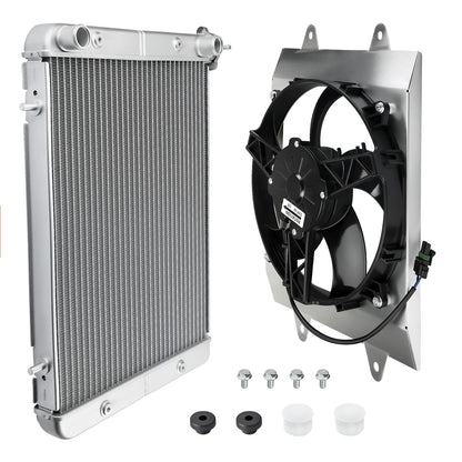 Aluminium Radiator Cooling Fan Shroud for Polaris Ranger 700 XP Crew 6x6 EFI
