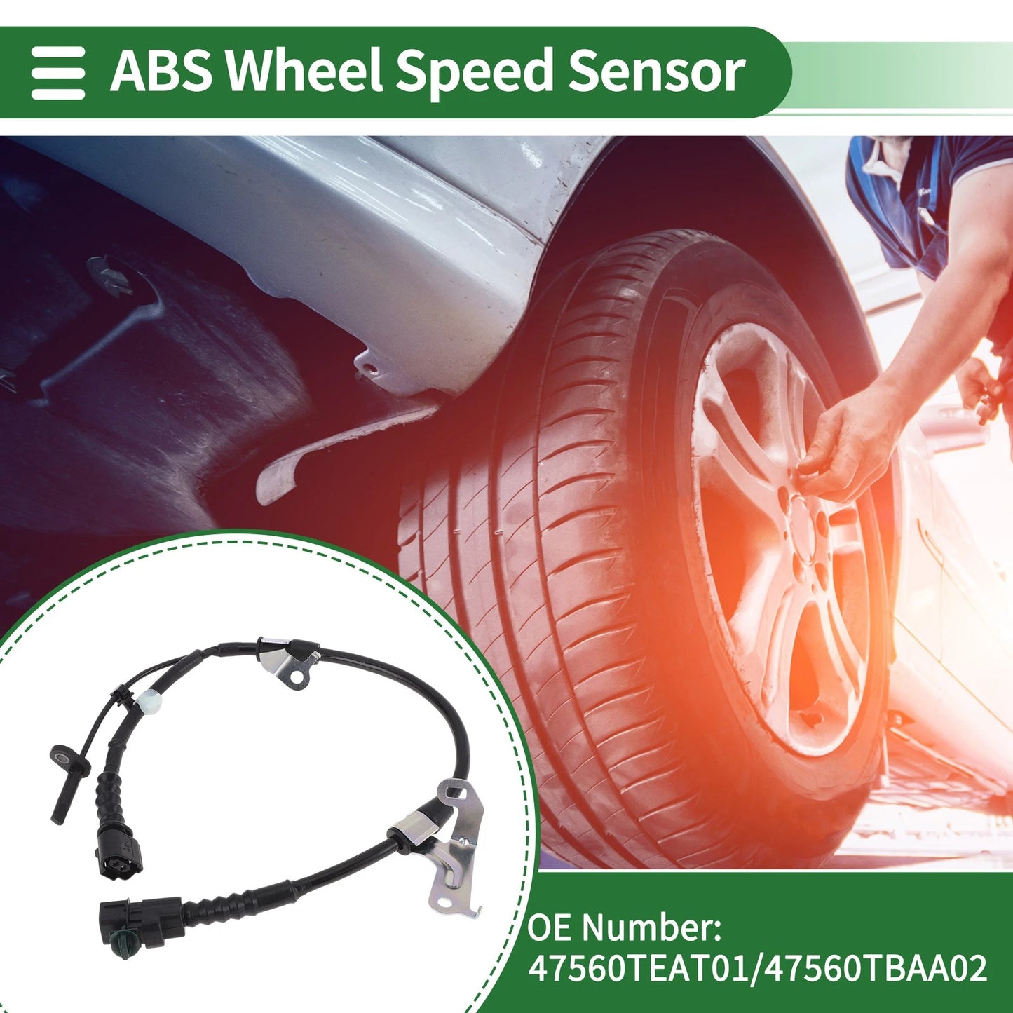 ABS Wheel Speed Sensor for Honda Civic Ex (2017-2019)