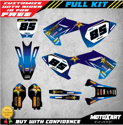 Custom Graphic Kit WARP Style for Husqvarna TC 85 (2018-2020)