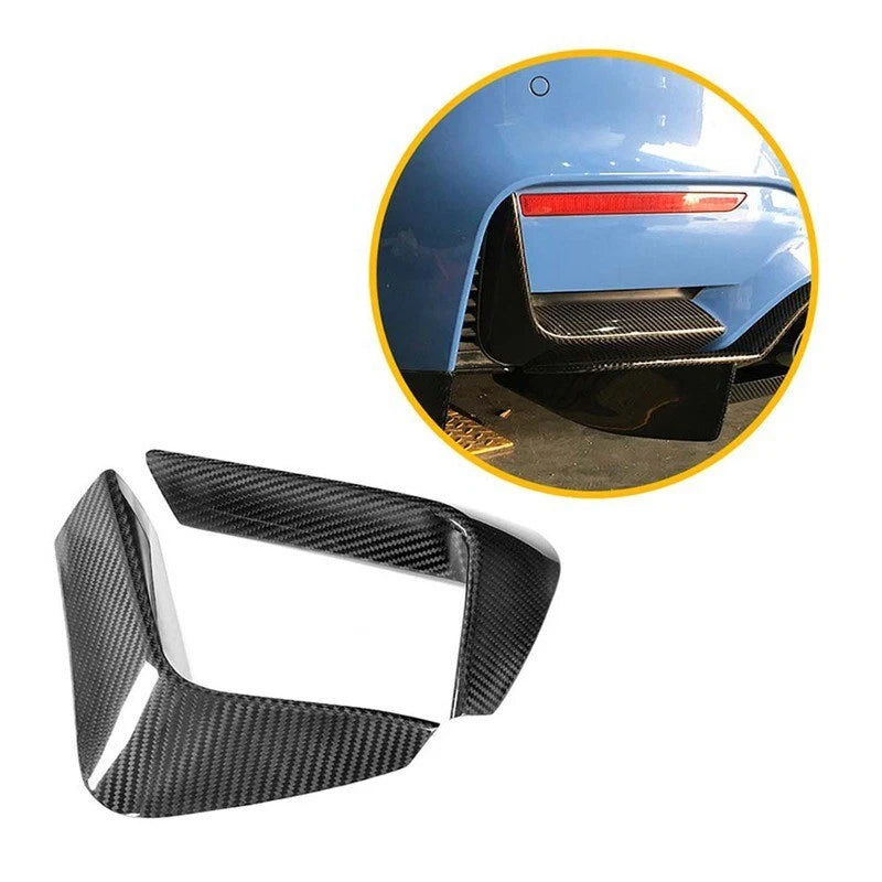 Carbon Fiber Rear Bumper Side Splitter Extension for BMW M3/M4 F80/F82 14-19