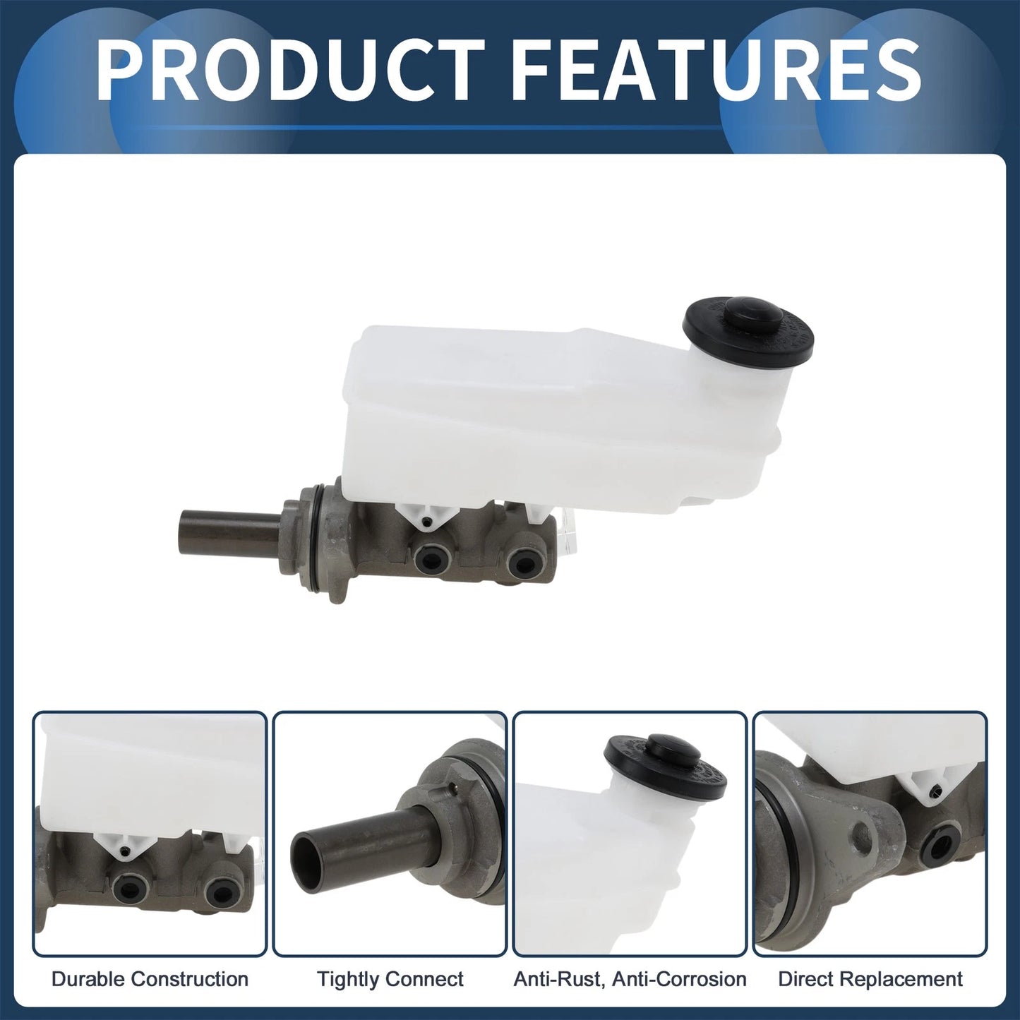Brake Master Cylinder with Reservoir for Toyota Fortuner (2016-2018)