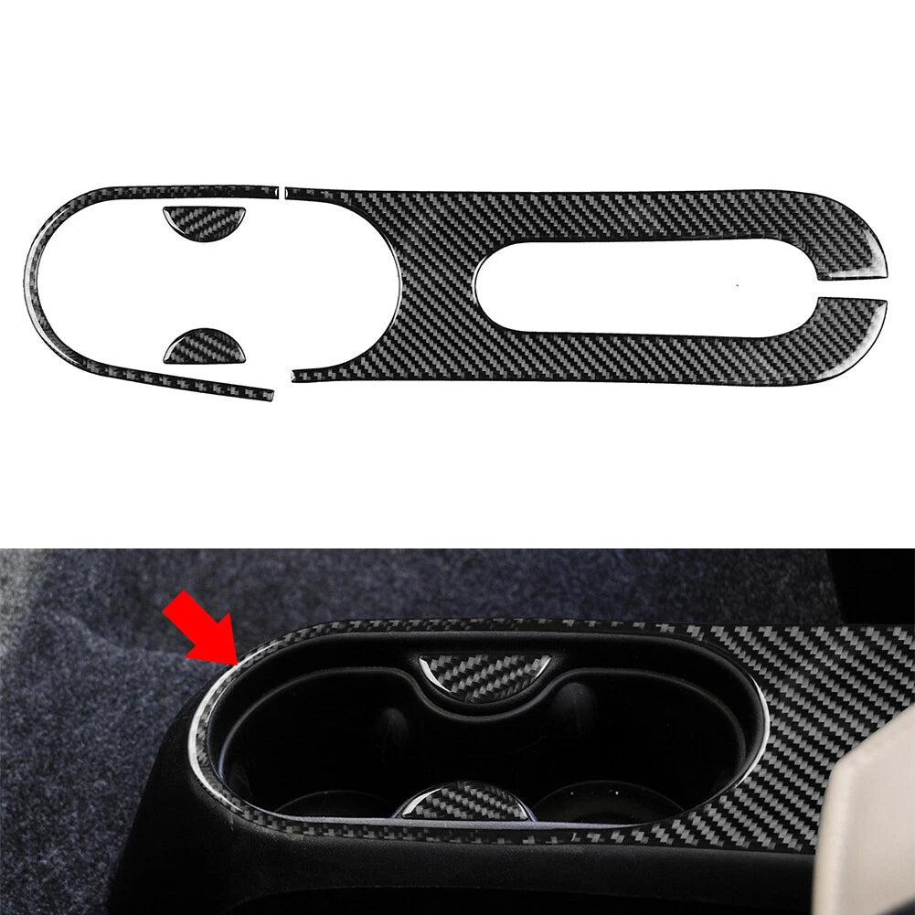 Carbon Fiber Handbrake Panel Cover Trim for Fiat 500 (2012-2015)
