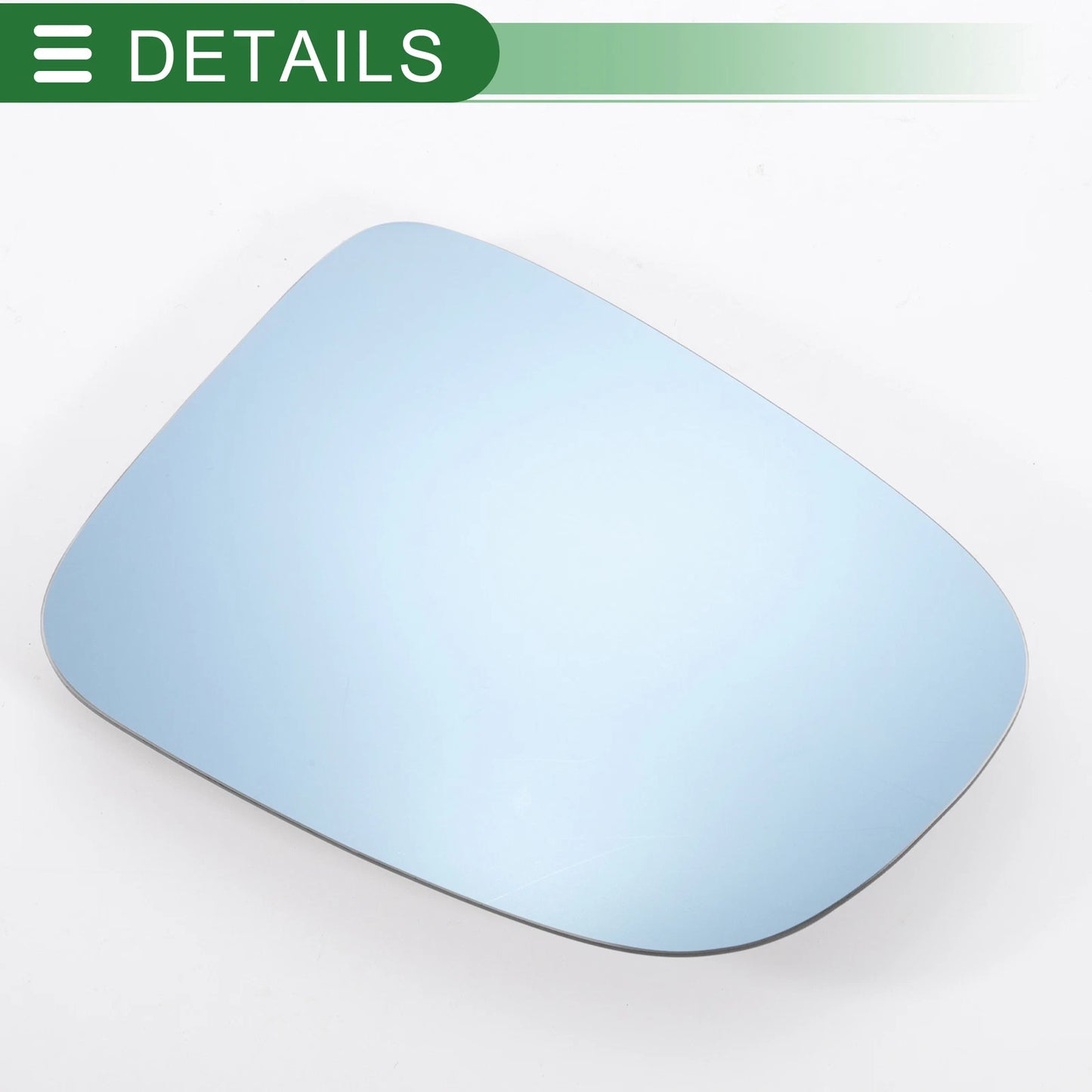 Right Side Blue Mirror Glass with Back Convex for Ford