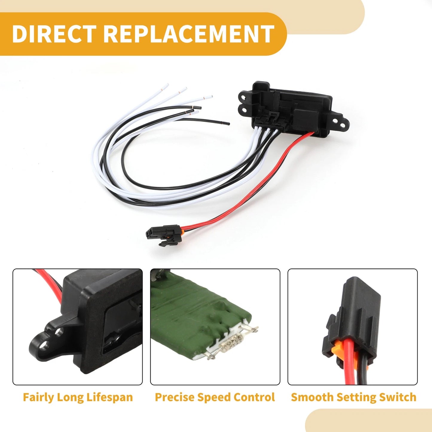 HVAC Blower Motor Resistor for Cadillac Escalade ESV EXT