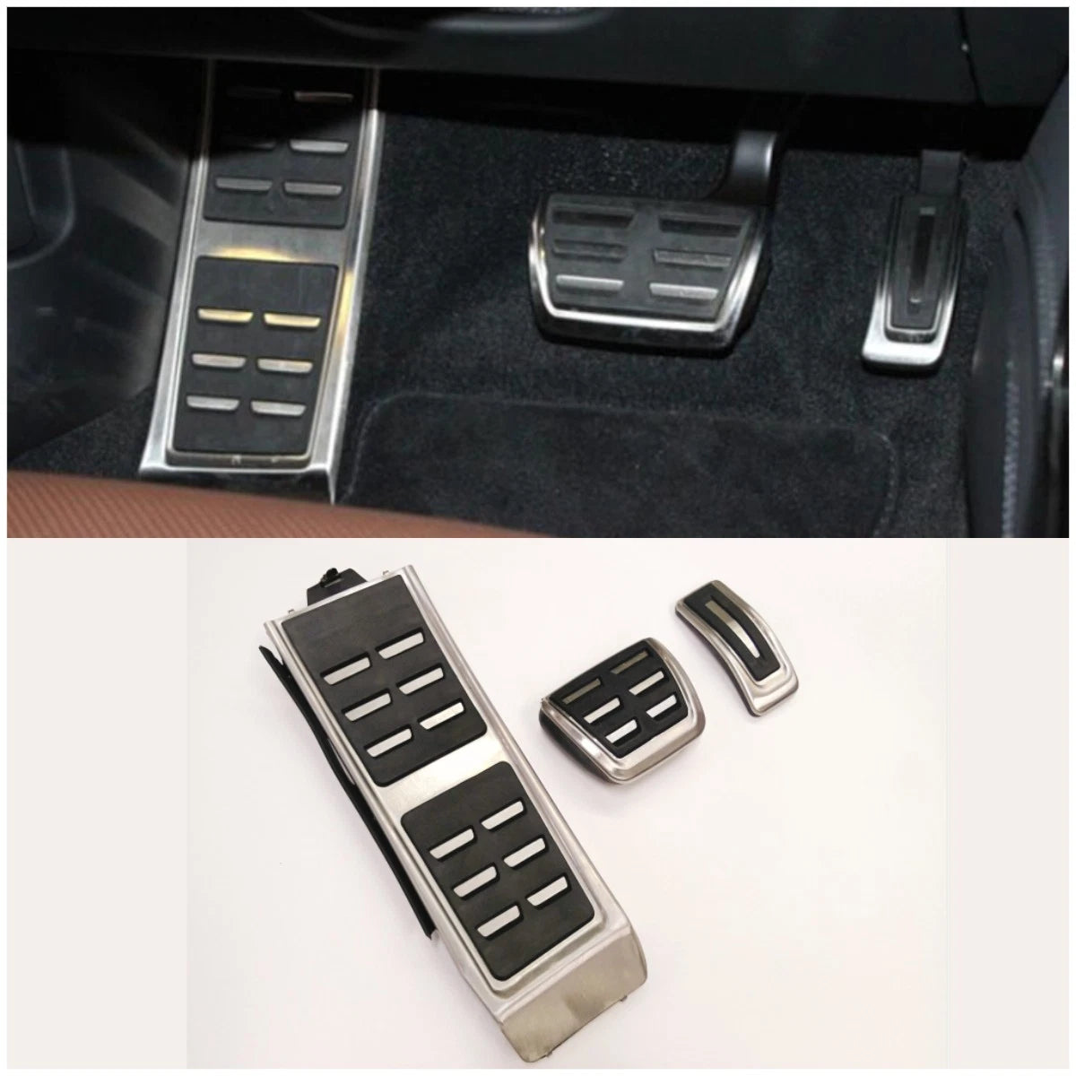Anti-Slip Footrest Brake Gas Fuel AT Pedal for Porsche Macan (2019-2021) 3 x pcs