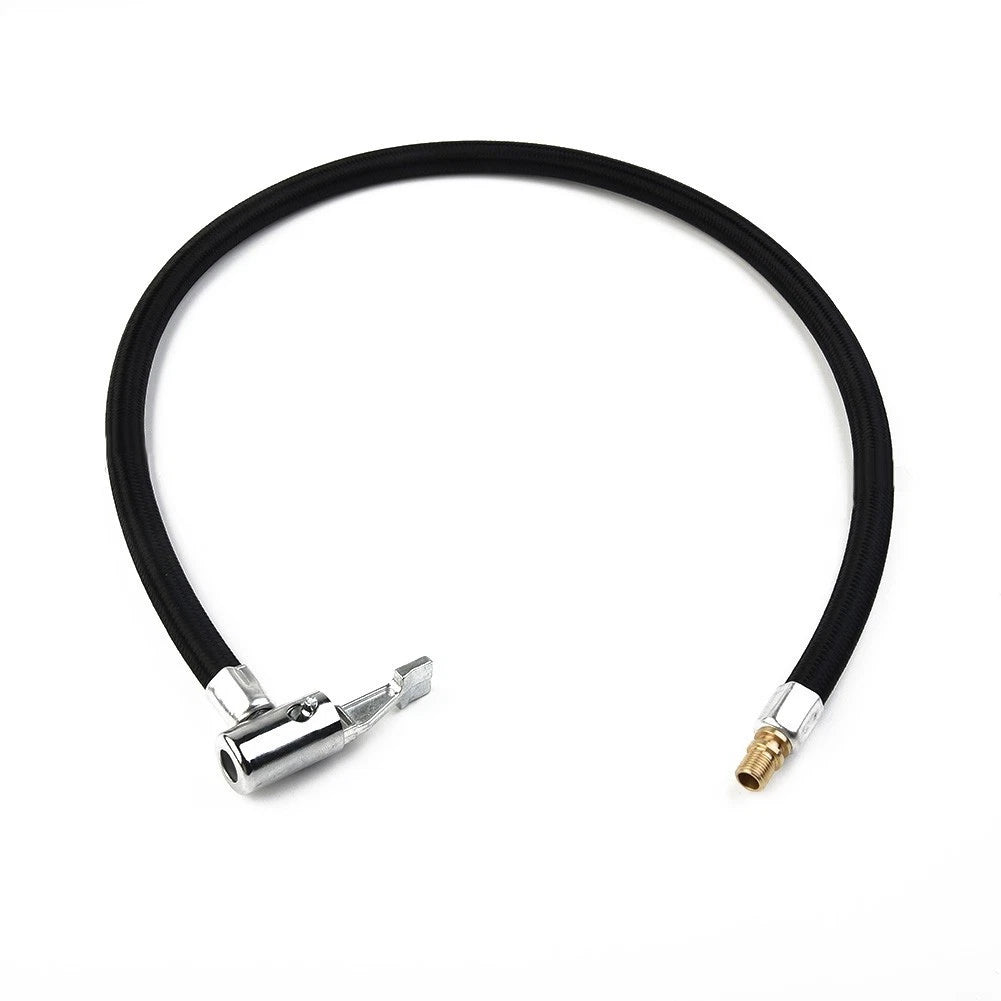 Pipe Air Inflator Hose Adapter 60cm Rubber Metal Cloth
