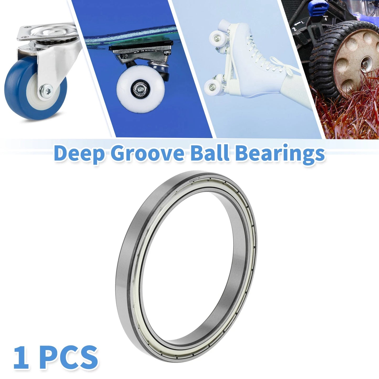 100x125x13mm Deep Groove Ball Bearings P5 for Scooter Skateboard