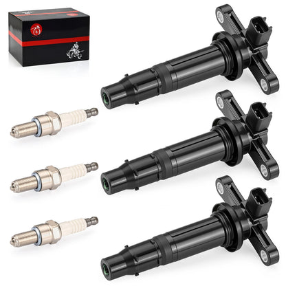 3 x Ignition Coils w/ Spark Plug for Yamaha YXZ1000R SE EPS (2016–2019)
