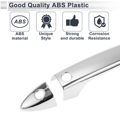Door Handle Cover for Honda Accord (2018-2023) Durable Silver Tone