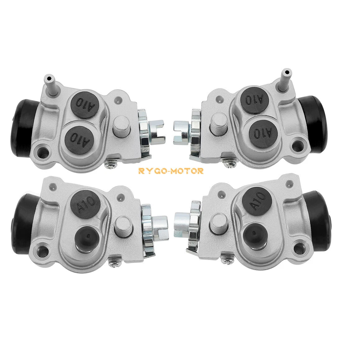 Front Brake Drum Wheel Cylinders W/Shoes Kit for Honda Fourtrax 300 TRX300FW