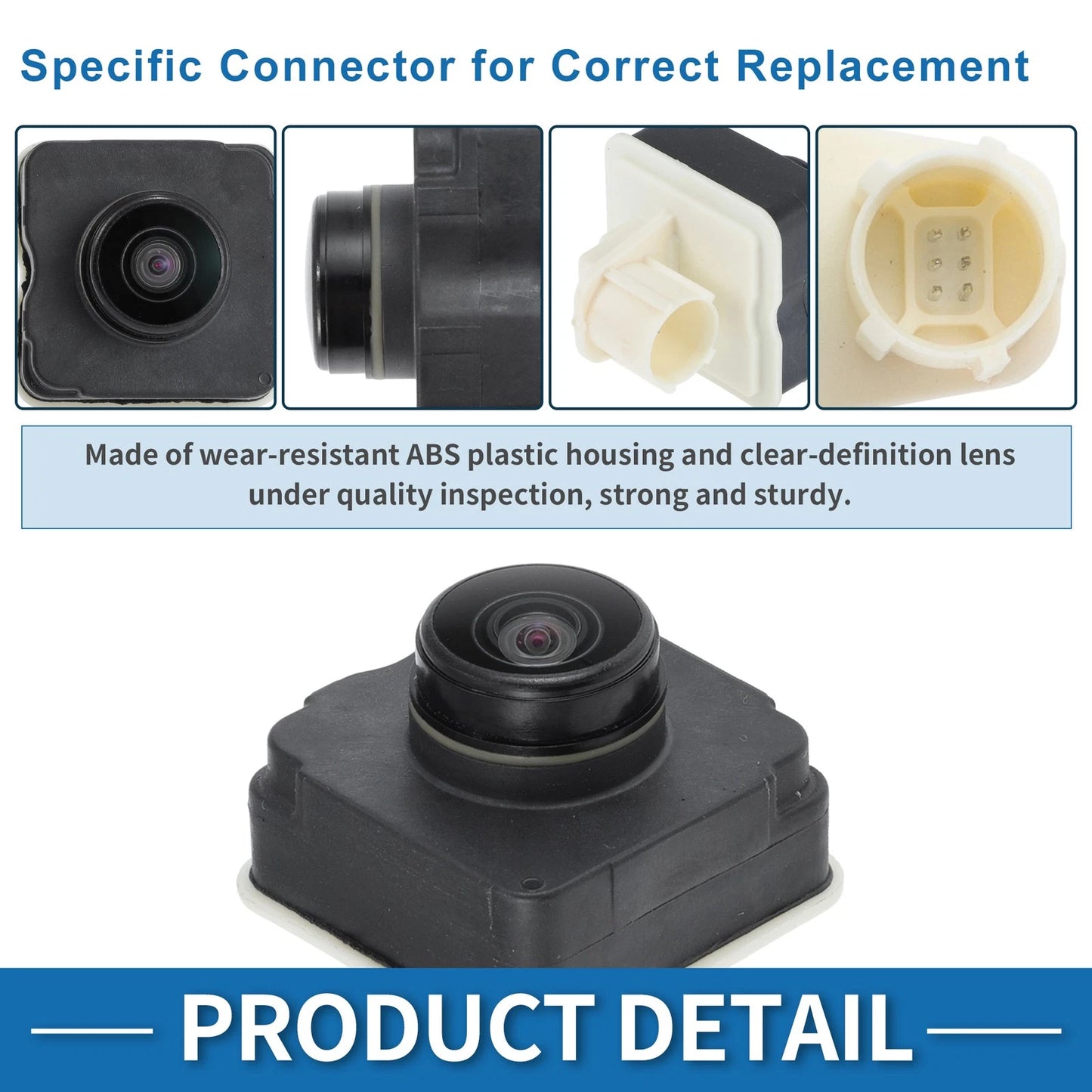 Rear View Camera for Jeep Compass 2.4L 2017-2021 (04672771AC, 04672771AA)