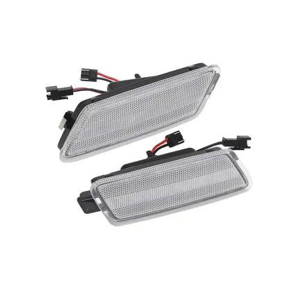 Clear Front Rear LED Side Marker Lights for Audi S7 RS7 (2012–2018)