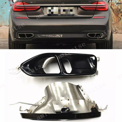 Rear Exhaust Muffler Tip for BMW 7 Series M Sport G11 G12 (2016-2019)
