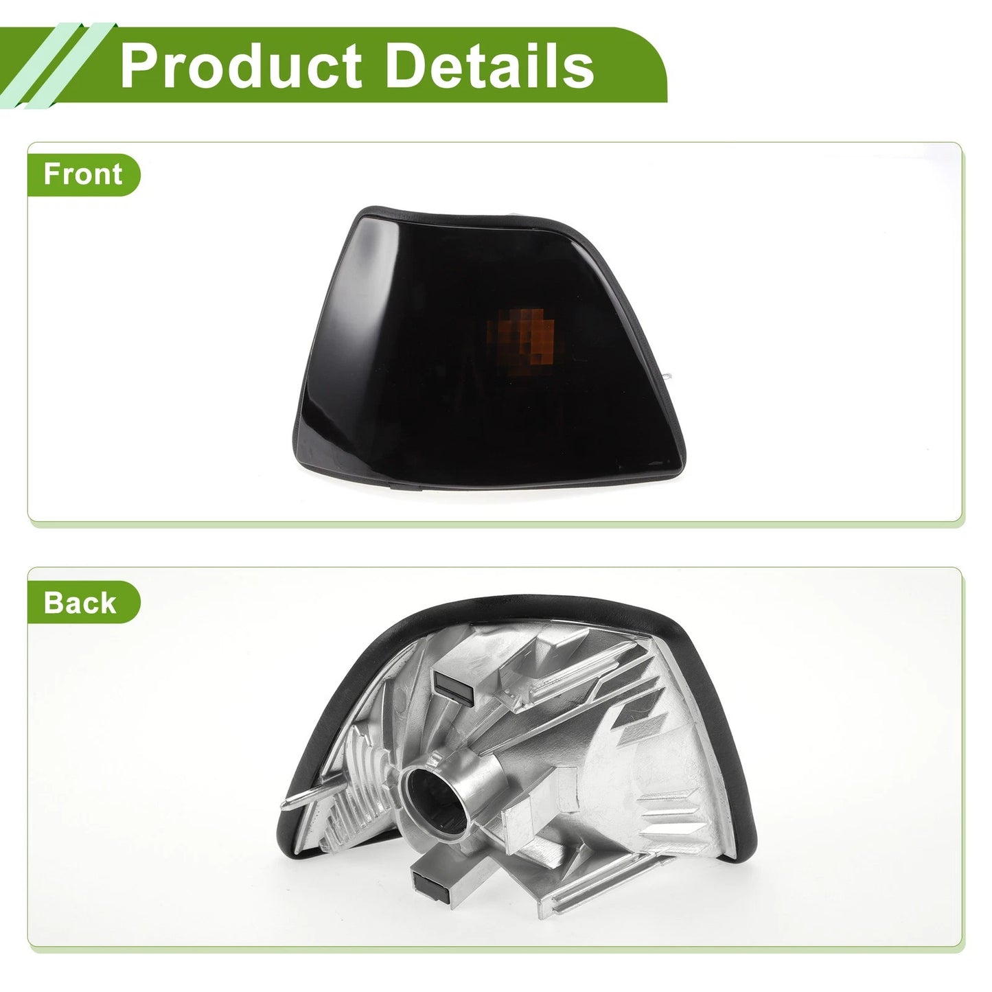 Left Corner Signal Light Cover for BMW 3 Series (1992-1998)
