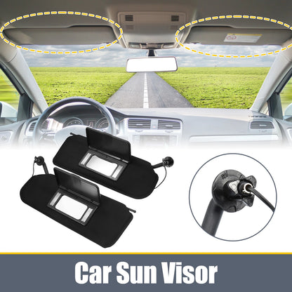 1 Pair Auto Sun Visor with LED Lights for Chevrolet Corvette C5 (1997-2004)