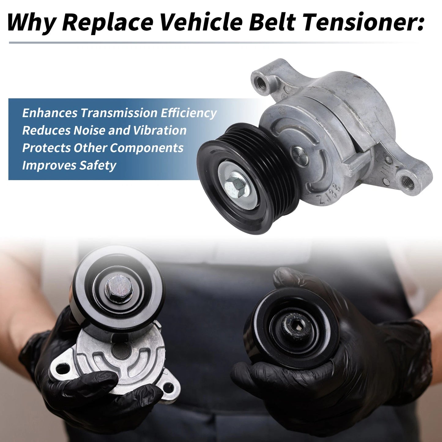 Belt Tensioner for Mazda 3 1.6 (2008-2019) - Metal 1 Pc