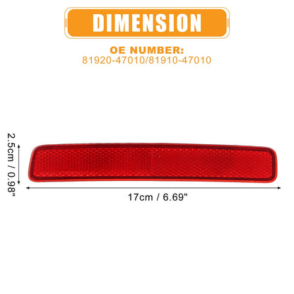 Rear Bumper Reflector for Toyota Prius (2001-2023)