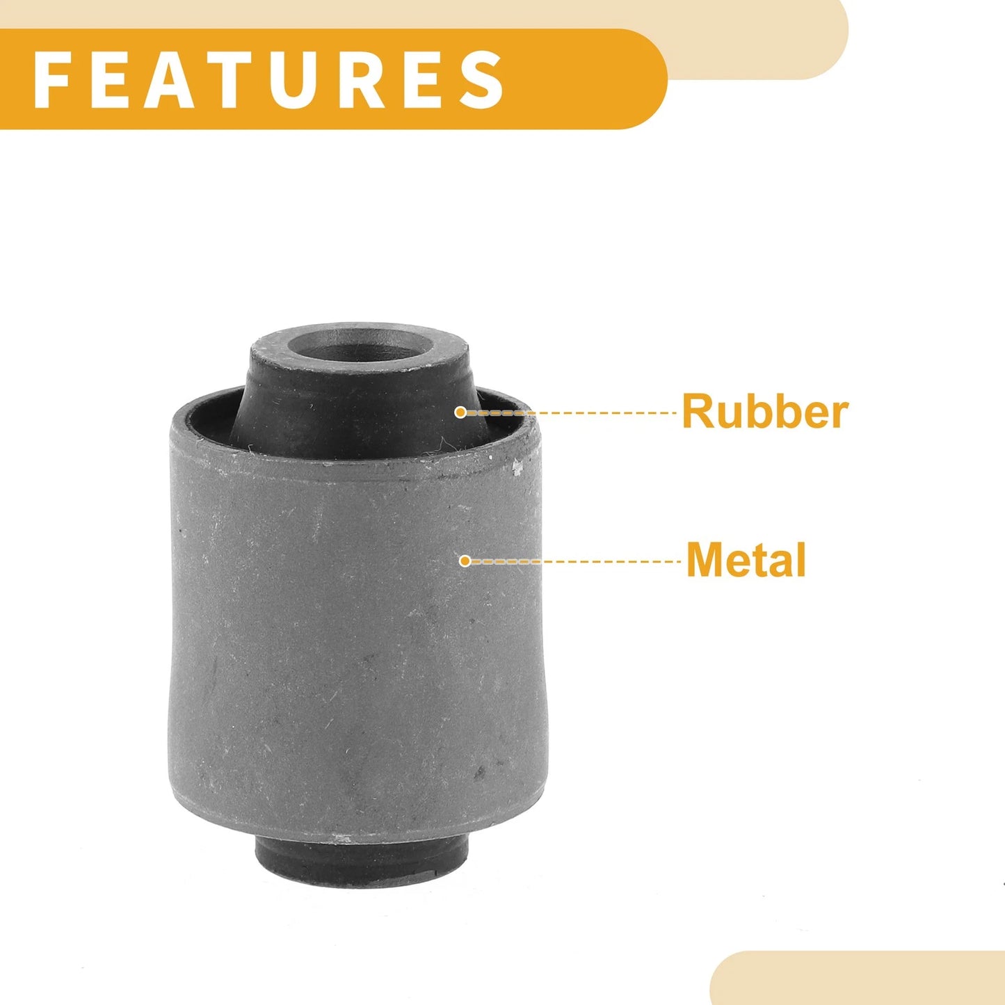 Rear Lower Rear Track Control Rod Arm Bushing for Dodge Caliber (2006 - 2012)