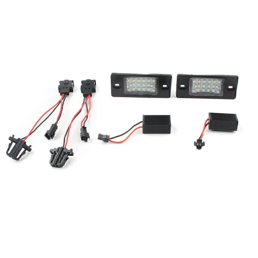 18-SMD LED License Plate Lamp for VW Touareg, Tiguan, GOLF5 (2003-2015)