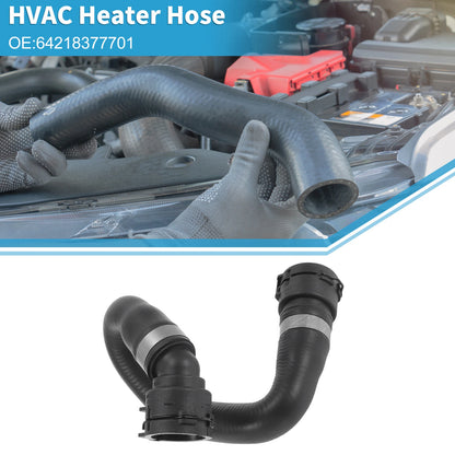 Heater Hose for BMW 745i 4.4L (2002-2005) Rubber Black 1Pc