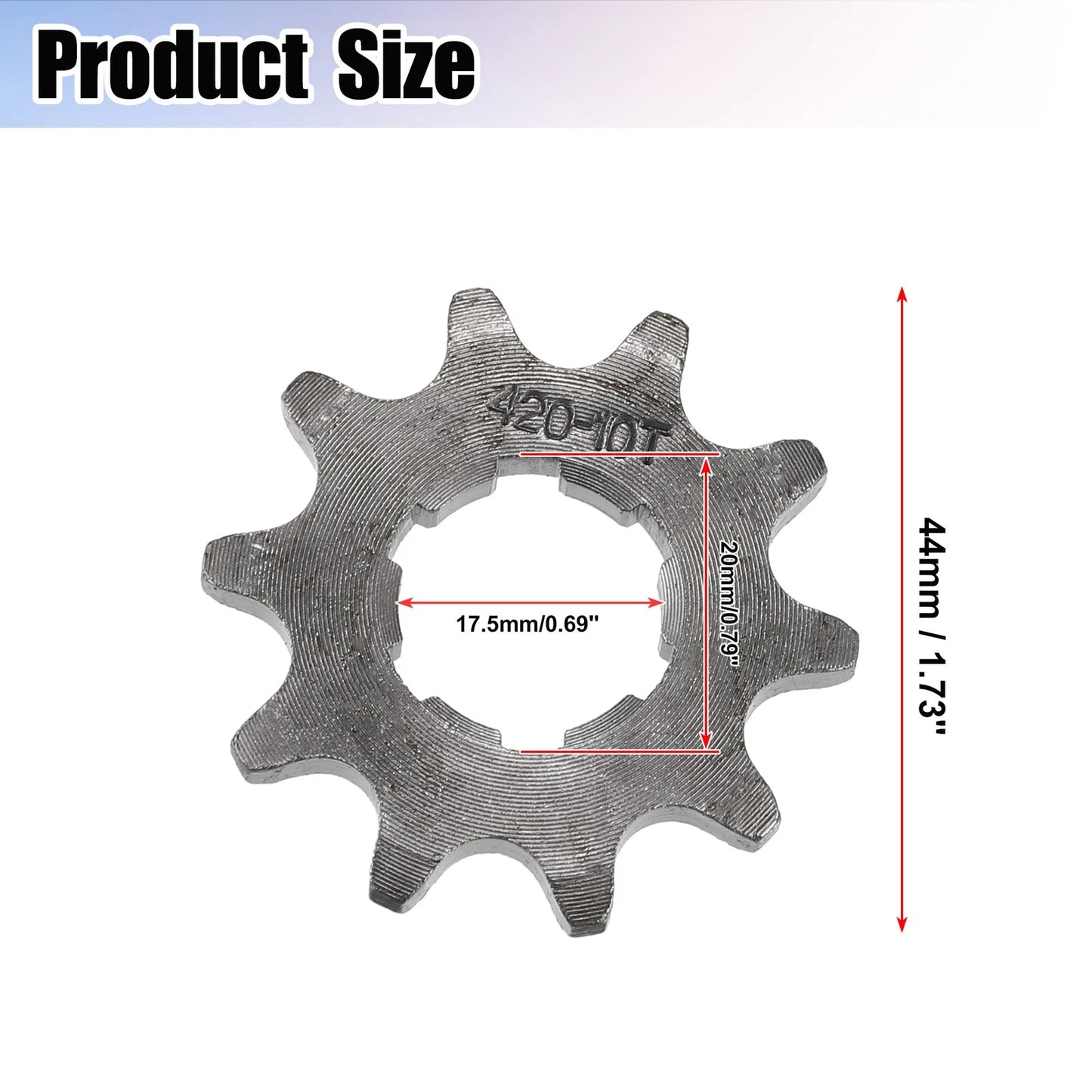 20mm Front Engine Sprocket for Dirt Bike Mini Bike