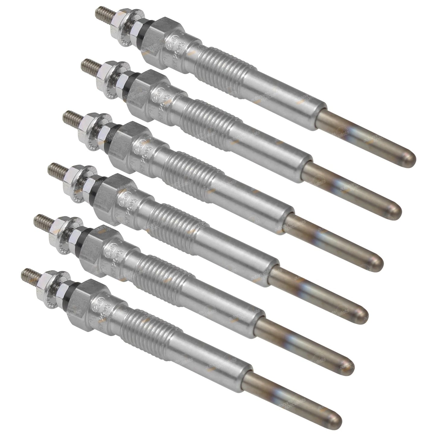6 x Diesel Glow Plugs for Toyota Landcruiser HJ60 (1980–1990)