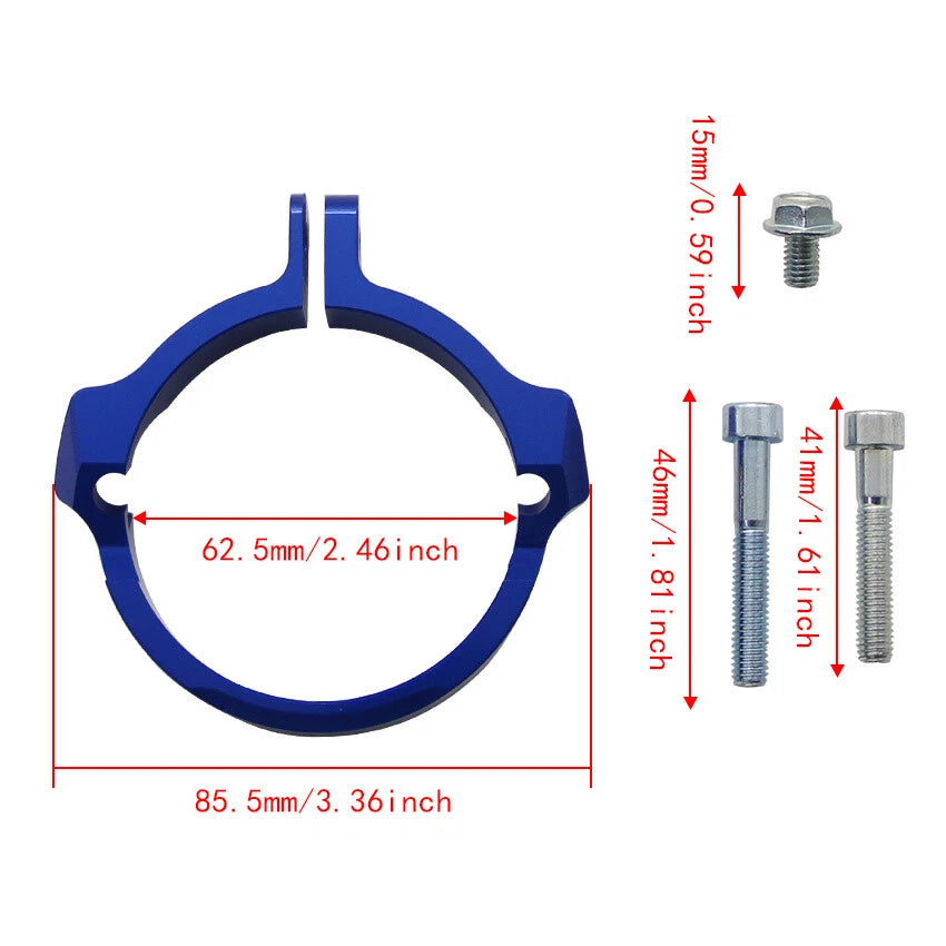 Exhaust Flange Guard Tip Muffler Pipe Clamp for Husqvarna TX 250 TC 300 TE 250 (2003-2023)
