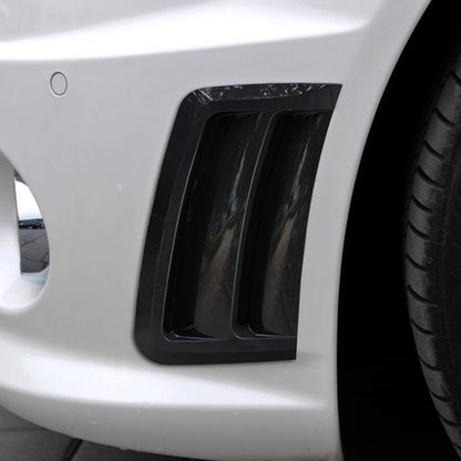 Gloss Black Air Vent Trims Covers for Benz W204 C204 C63 AMG (2007-2010)