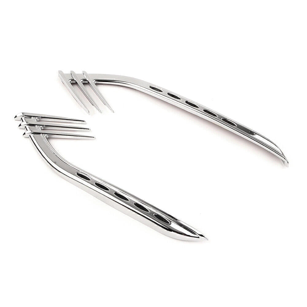 Chrome Mid-Frame Air Deflectors for Harley Touring Road King (2014-2023)