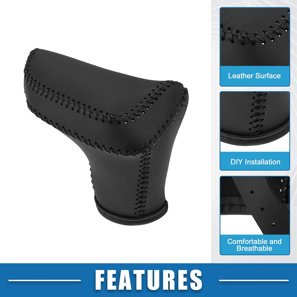 Automatic Gear Shift Knob Cover for Hyundai Elantra 2021-2023 Black