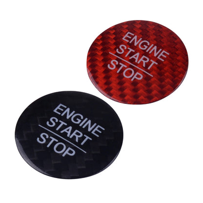 Carbon Fiber Engine Start Button Cover Trim for Honda Accord UR-V (2018-2023)