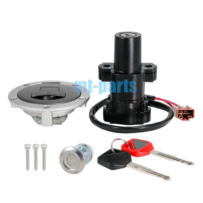 Ignition Key Switch Fuel Cap Seat Lock Set for Honda CRF1100D4 CRF1100A4 (20-23)