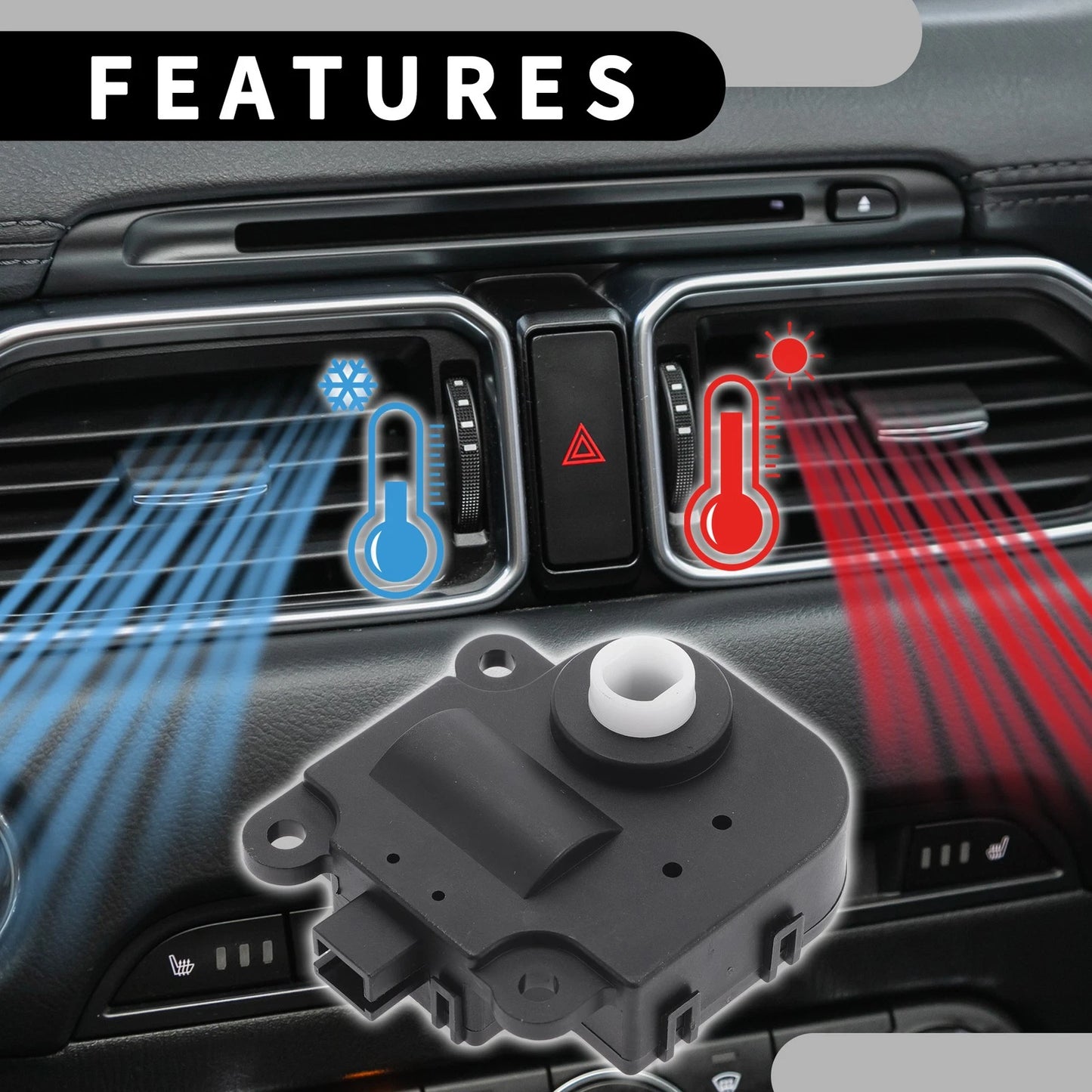 HVAC Heater Blend Door Actuator for Chevrolet Captiva Sport (2012-2015)