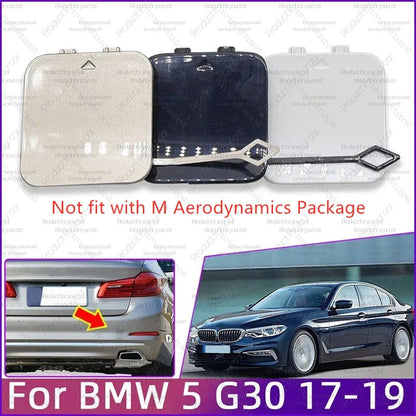 Rear Bumper / Tow Hook Eye Cover Cap / BMW 5-Series G30 (2017–2020)