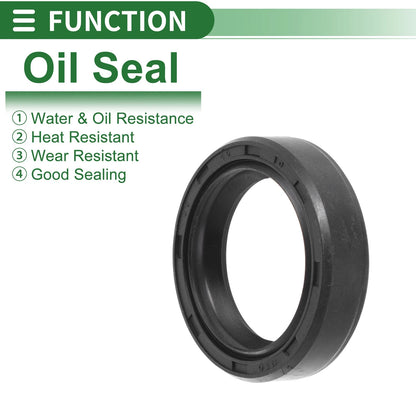 Oil Seal 30x40x10mm TG4 Lip Seal Ring Rotary Shaft Seal NBR Black 5 Pcs