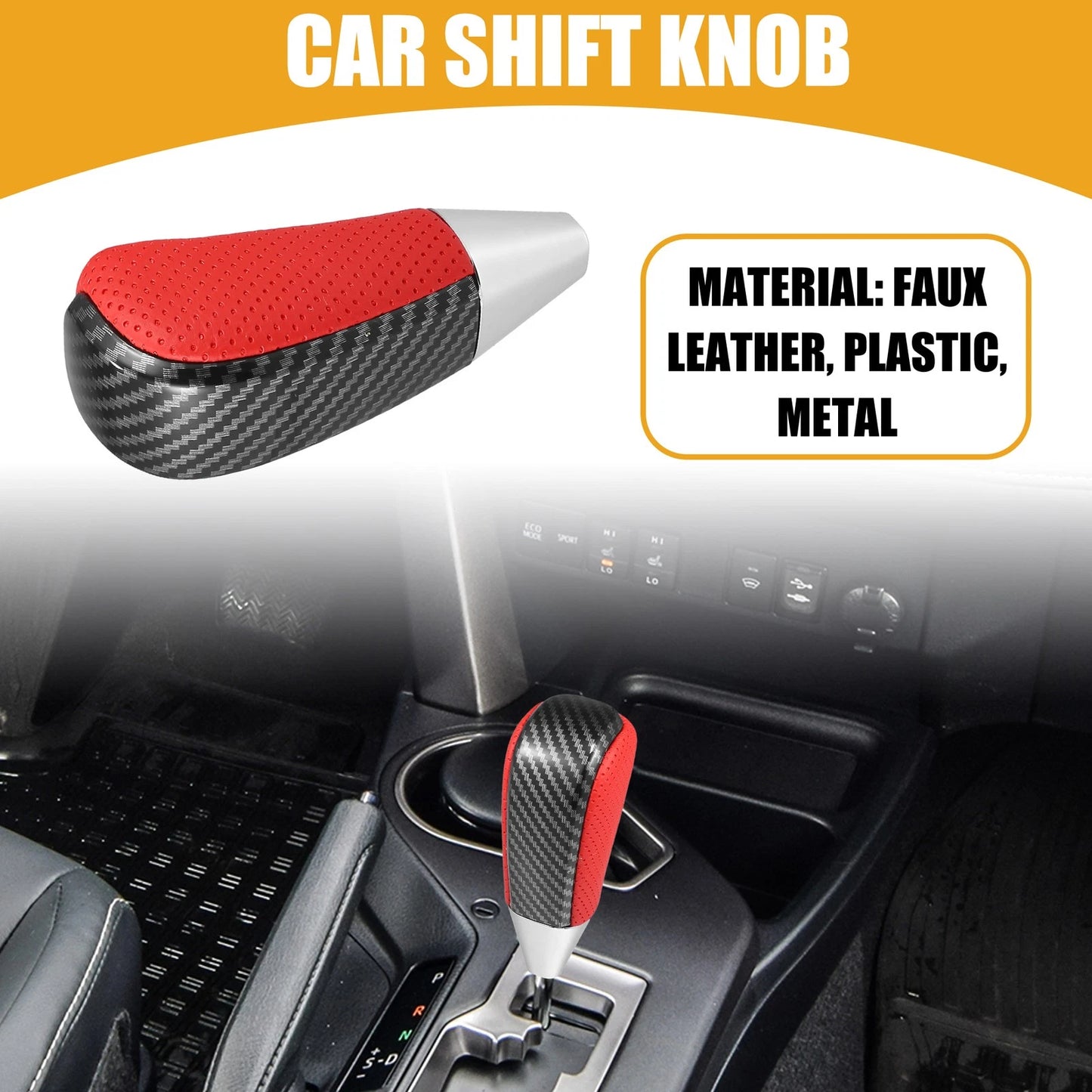 Gear Shift Knob Red for Toyota 4Runner (2003–2022)