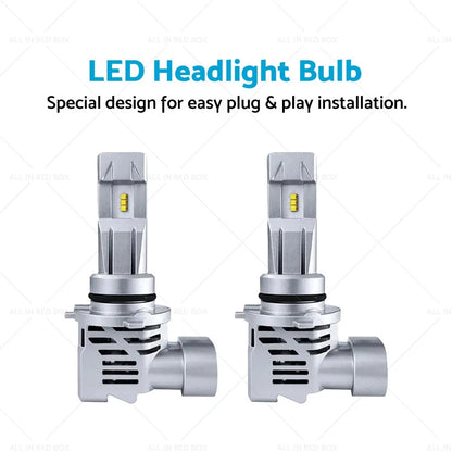 9006 HB4/9012 HIR2 LED Headlight Bulbs 6000K for Car
