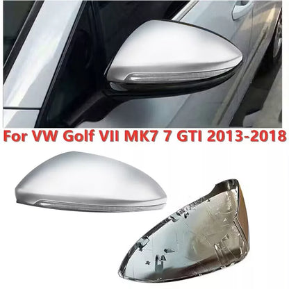 2 x Chrome Rearview Side Mirror Cover for Volkswagen Golf 7 MK7 (2014–2018)