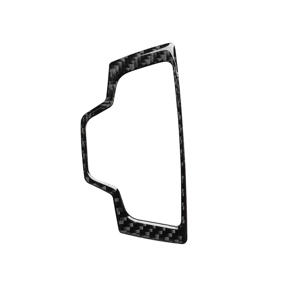 Carbon Fiber Black Multimedia Knob Cover Trim for Audi A6 A7 (2012-2018)