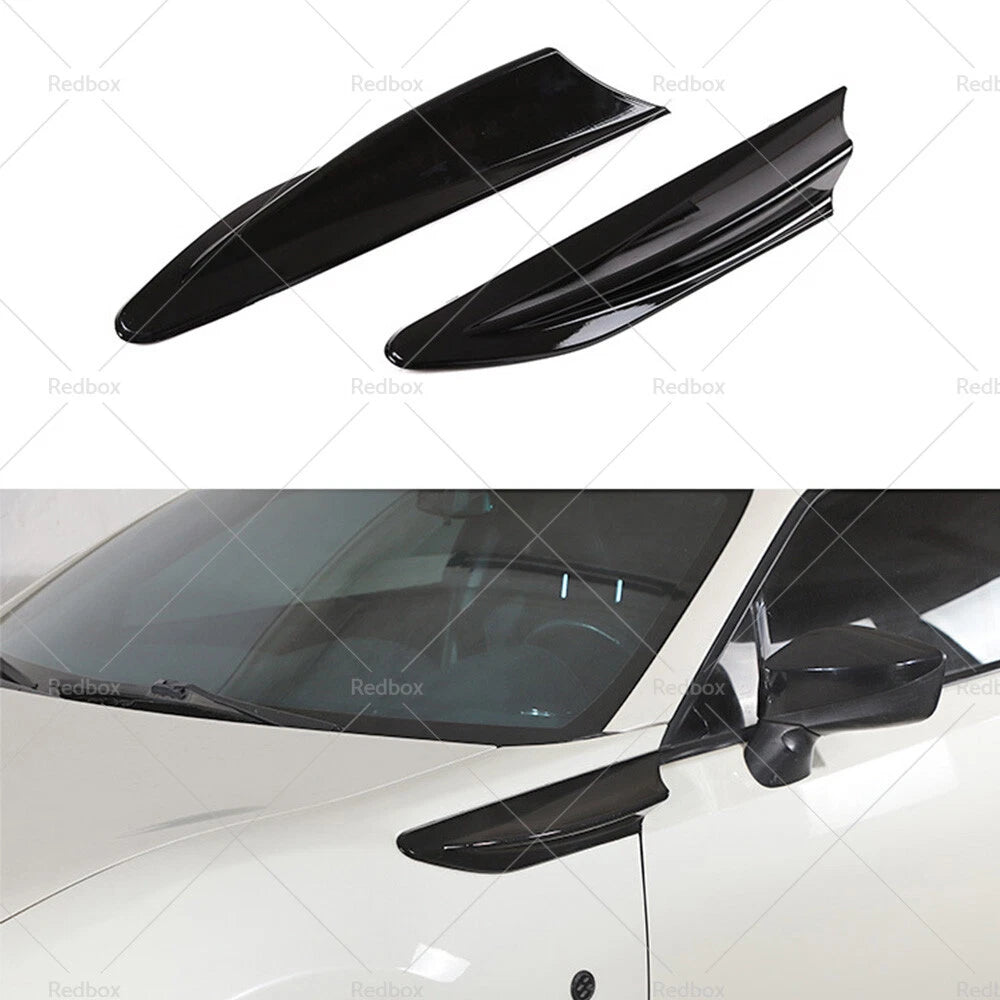 Black Side Fender Fin Vent Trim for Toyota 86 Subaru BRZ (2012-2020)