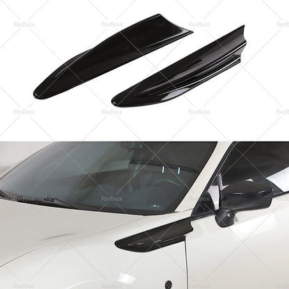 Black Side Fender Fin Vent Trim for Toyota 86 Subaru BRZ (2012-2020)