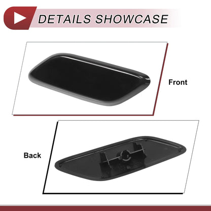 Front Left Washer Nozzle Cover for Honda CR-V 2009-2011 Black
